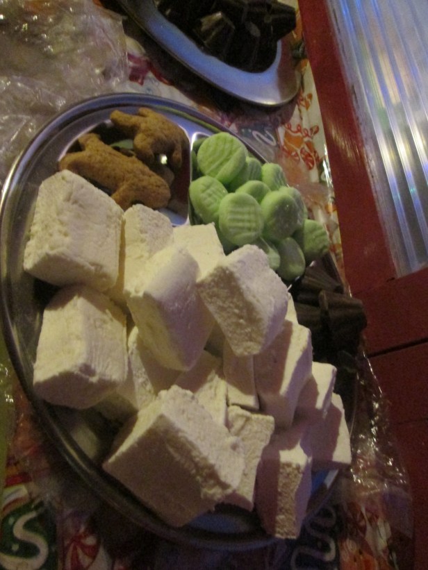 Homemade sweets Marshmallows peppermints