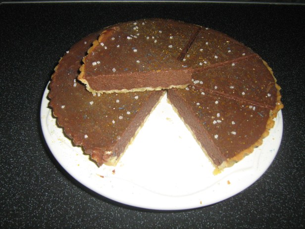 Popping Candy chocolate tart