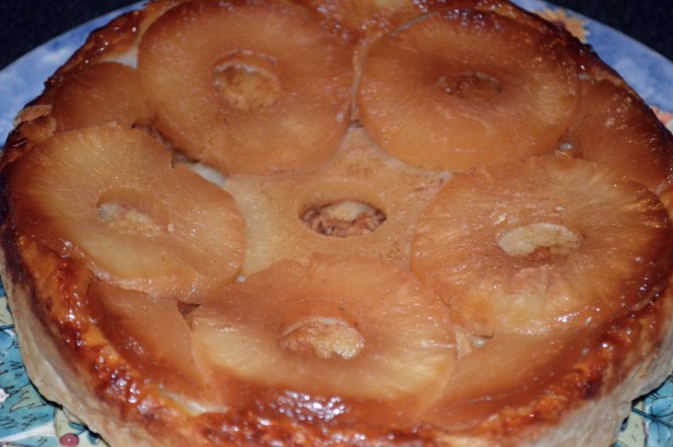 upside down pineapple tart Tatin
