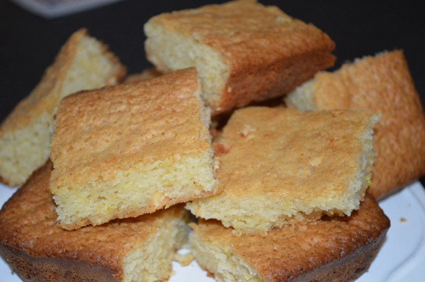 white chocolate and lemon squares